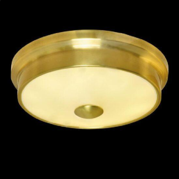 VE - MĐ - 7102: Đèn áp trần đồng chóa thủy tinh - KT: Ø320mm - Đèn LED đổi 3 màu