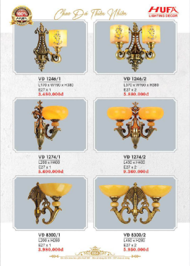 CATALOGUE ĐÈN HUFA ( CK TỪ 55%-65%)