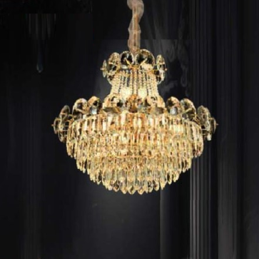 TH - 8410: Đèn Thả Phale K9 cao cấp - KT: Ø600mm x H900mm - Bóng đèn E14 x 15 bóng