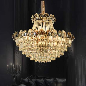 TH - 8411: Đèn Thả Phale K9 cao cấp - KT: Ø800mm x H1000mm - Bóng đèn E14 x 21 bóng