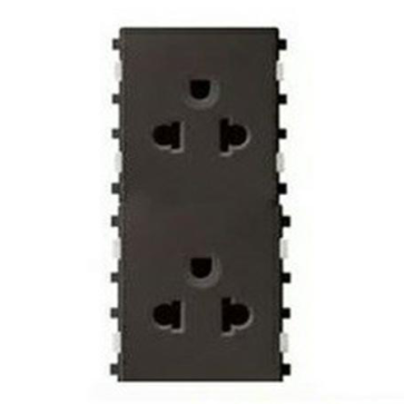 84426LUES2_ BZ_ G19 - Ổ cắm đôi 3 chấu 16A, size L