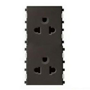 84426LUES2_ BZ_ G19 - Ổ cắm đôi 3 chấu 16A, size L