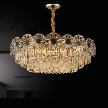 TH - 8507: Đèn thả Phale cao cấp  - KT: Ø800mm x H1000mm - Bóng đèn chân E14 x 18 bóng