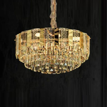 TH - 8511: Đèn thả Phale K9 cao cấp  - KT: Ø600mm x H900mm - Bóng đèn chân E14 x 11 bóng