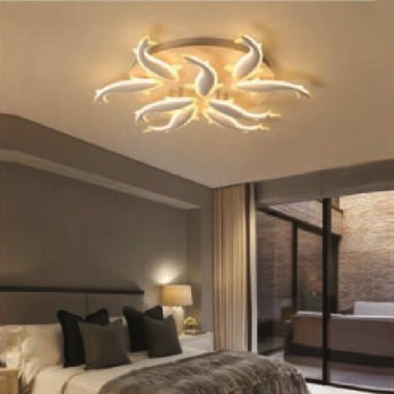 E - ML - 8522/9: Đèn áp trần LED 9 cánh - KT: Ø800mm - Đèn LED 162W - Ánh sáng đổi 3 màu