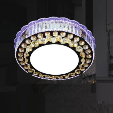 CODE: 860-6/500Y: Đèn áp trần tròn LED - KT: Ø500mm - Đèn LED 165W ánh sáng đổi 3 màu
