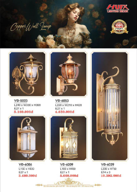 CATALOGUE ĐÈN HUFA ( CK TỪ 55%-65%)