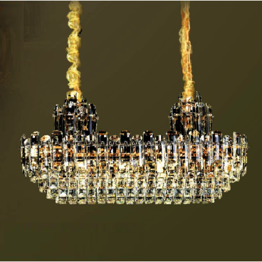 VER - TPL - 88350C:  Đèn thả Phale ngang - KT: L800xH300mm - Đèn chân E14 x15 bóng