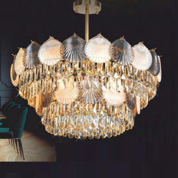 NC 8804B: Đèn thả Phale - KT: Ø800mm x H700mm - Bóng đèn E14 x 12 bóng