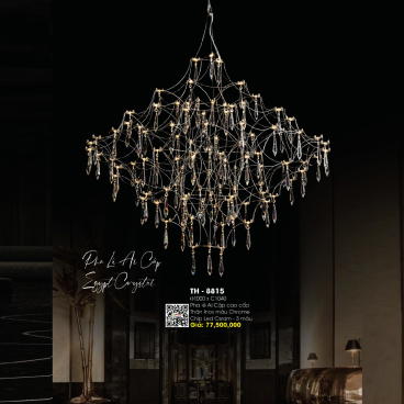 TH - 8815: Đèn thả LED Phale  - KT: Ø1100mm x H1040mm - Đèn LED đổi 3 màu