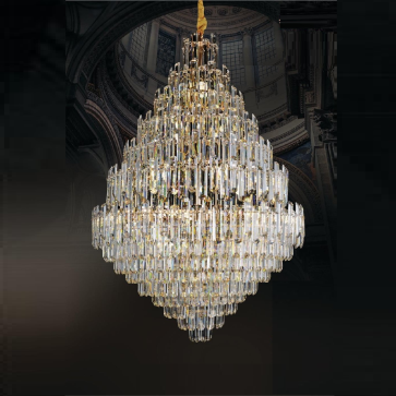 HF - CFL 8188:  Đèn chùm Phale K9 cao cấp ( 550 Thanh Phale ) - KT: Ø1000mm x H1350mm - Đèn E14 x 27 bóng