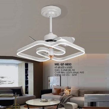 QT - 8850: Quạt trần đèn LED