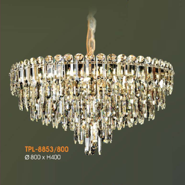 VER - TPL - 8853/800: Đèn thả Phale  - KT: Ø800mm x H400mm - Bóng đèn E14 x 21 bóng
