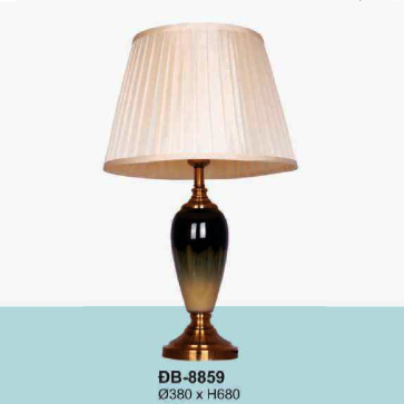 AU - ĐB - 8859: Đèn tủ đầu giường/ đặt bàn - KT: Ø380mm x H680mm - Đèn chân E27 x 1 bóng