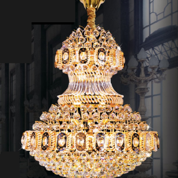 HF- CFL 89101: Đèn chùm Phale - KT: Ø800mm x H1500mm - 442 hạt Phale - Bóng đèn chân E14 x 24 bóng  + LED SMD