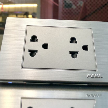 Bộ ổ cắm đôi 3 chấu - 16A - 250V