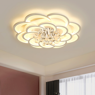 MO - 9011/16 cánh: Đèn áp trần LED 16 cánh - KT: Ø800mm x H200mm - Đèn LED đổi 3 màu