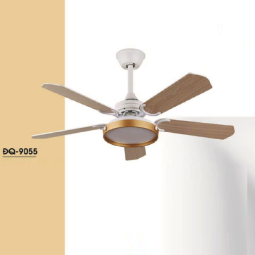 ĐQ - 9055: Quạt trần đèn 5 cánh gỗ