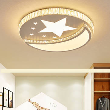 MO - 909 - 20: Đèn áp trần tròn LED  - KT: Ø500mm x 80mm - Đèn LED đổi 3 màu