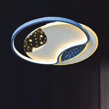 NC 912A: Đèn áp trần LED Mica - KT: Ø500mm x H60mm - Đèn LED đổi 3 màu