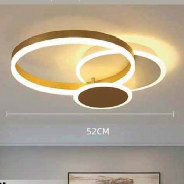 MO - 921 - 21: Đèn áp trần LED 3 vòng - KT: Ø500mm x H120mm - Đèn LED đổi 3 màu