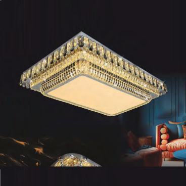 NC 930: Đèn áp trần LED chữ nhật - KT: L1100mm x W700mmx H200mm - Đèn LED đổi 3 màu