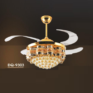 ĐQ - 9303: Quạt trần đèn cánh xếp