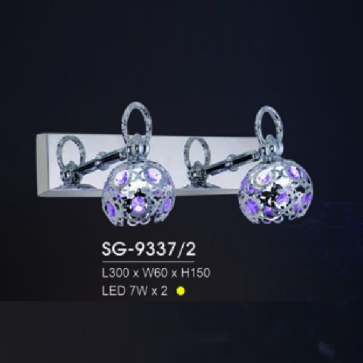 HF - SG - 9337/2: Đèn rọi tranh/rọi gương - KT: L300mm x W60mm x H150mm - Đèn LED 14W ánh sáng vàng