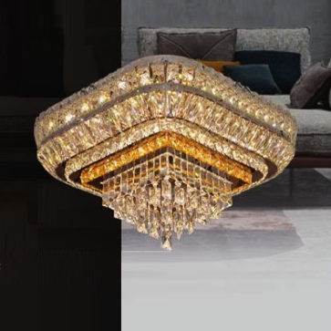 VE - MT - 936: Đèn áp trần vuông LED - KT: L600mm x W600mm x H300mm - Đèn LED đổi 3 màu