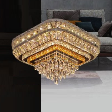 VE - MT - 936: Đèn áp trần vuông LED - KT: L600mm x W600mm x H300mm - Đèn LED đổi 3 màu