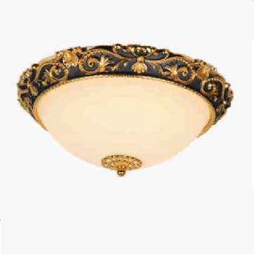 BT - 95: Đèn ốp trần chao thủy tinh - KT: Ø380mm - Đèn LED 18W x 2 ánh sáng đổi 3 màu