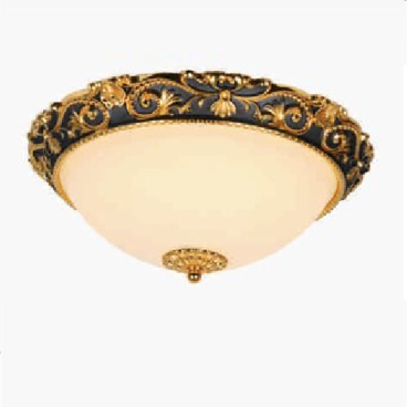 BT - 95: Đèn ốp trần chao thủy tinh - KT: Ø380mm - Đèn LED 18W x 2 ánh sáng đổi 3 màu