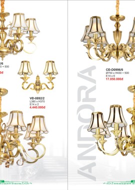 CATALOGUE ĐÈN ANDORA 2026 ( Chiếc khấu từ 50%-55%)