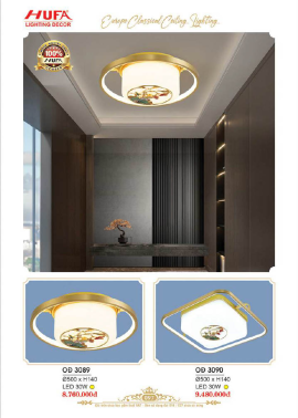 CATALOGUE ĐÈN HUFA ( CK TỪ 55%-65%)