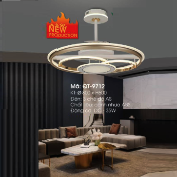 QT - 9712:  Quạt trần đèn LED