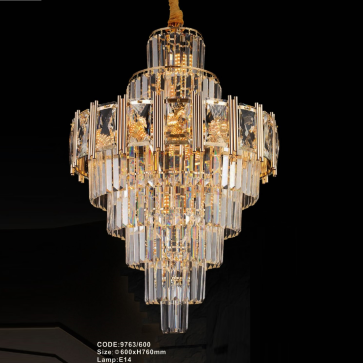 CODE: 9763/600: Đèn thả Phale - KT: Ø600mm x H760mm - Đèn E14