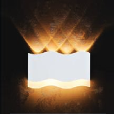 NV  979B: Đèn gắn tường LED - KT: L200mm x H110mm - Đèn LED 8W ánh sáng vàng