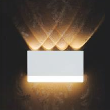 NV  980B: Đèn gắn tường LED - KT: L190mm x H105mm - Đèn LED 8W ánh sáng vàng