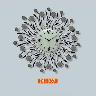 HF - ĐH - 987: Đồng hồ trang trí  - KT:  Ø700mm x H700mm