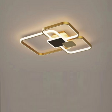 MO - 992-23: Đèn áp trần LED -  KT: L500mm x W500mm x H130mm - Đèn LED đổi 3 màu