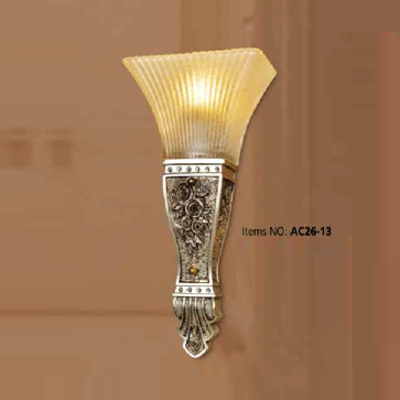 AC 26 - 13: Đèn áp tường 1 bóng - KT: Ø200mm x H380mm - Đèn chân E27 x 1 bóng