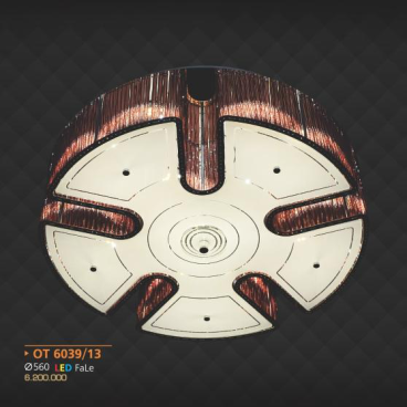 AD - OT 6039/13: Đèn áp trần LED - KT: Ø560mm - Đèn LED đổi 3 màu - Remote