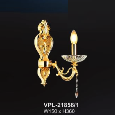 AN - VPL - 21856/1: Đèn vách nến - KT: W150mm x H360mm - Đèn chân E14 x 1 bóng