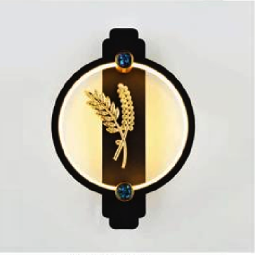 AN - VL - 6296/BK: Đèn gắn tường LED - KT: L200mm x H300mm - Đèn LED