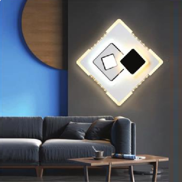 AN - VL  - 6099 SQ: Đèn gắn tường LED - KT: L200mm - Đèn LED đổi 3 màu