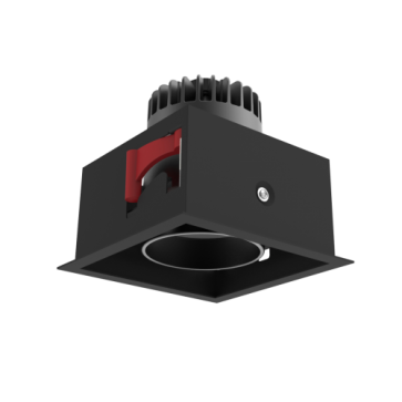 ARIES - Single : Đèn LED âm trần vuông đơn 10W, KT: 93x93mm, lổ khoét: 82*82mm - Ánh sáng vàng/trung tính