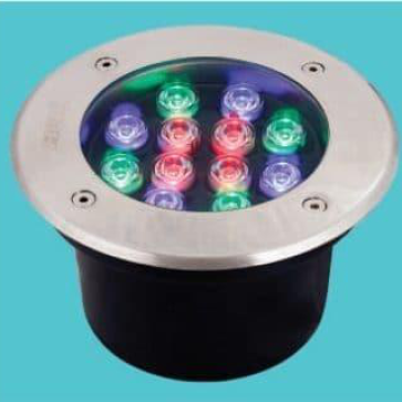 AS - 08 - Đèn LED âm sàn 12W - ánh sáng đổi màu - HF