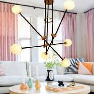 AU - CH  04/6G BK: Đèn chùm LED G9* 6 bóng