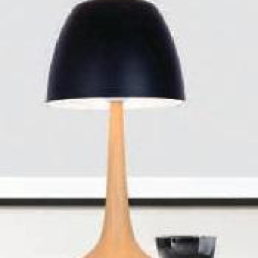 AU-DB - 2074/BK: Đèn bàn, bóng đèn chân E27*1 bóng, KT: Ø220mm*H420mm