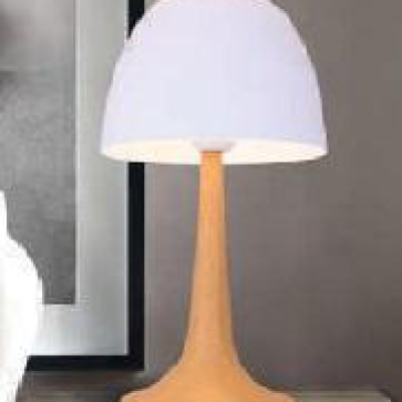 AU-DB - 2074/WH: Đèn bàn, bóng đèn chân E27*1 bóng, KT: Ø220mm*H420mm